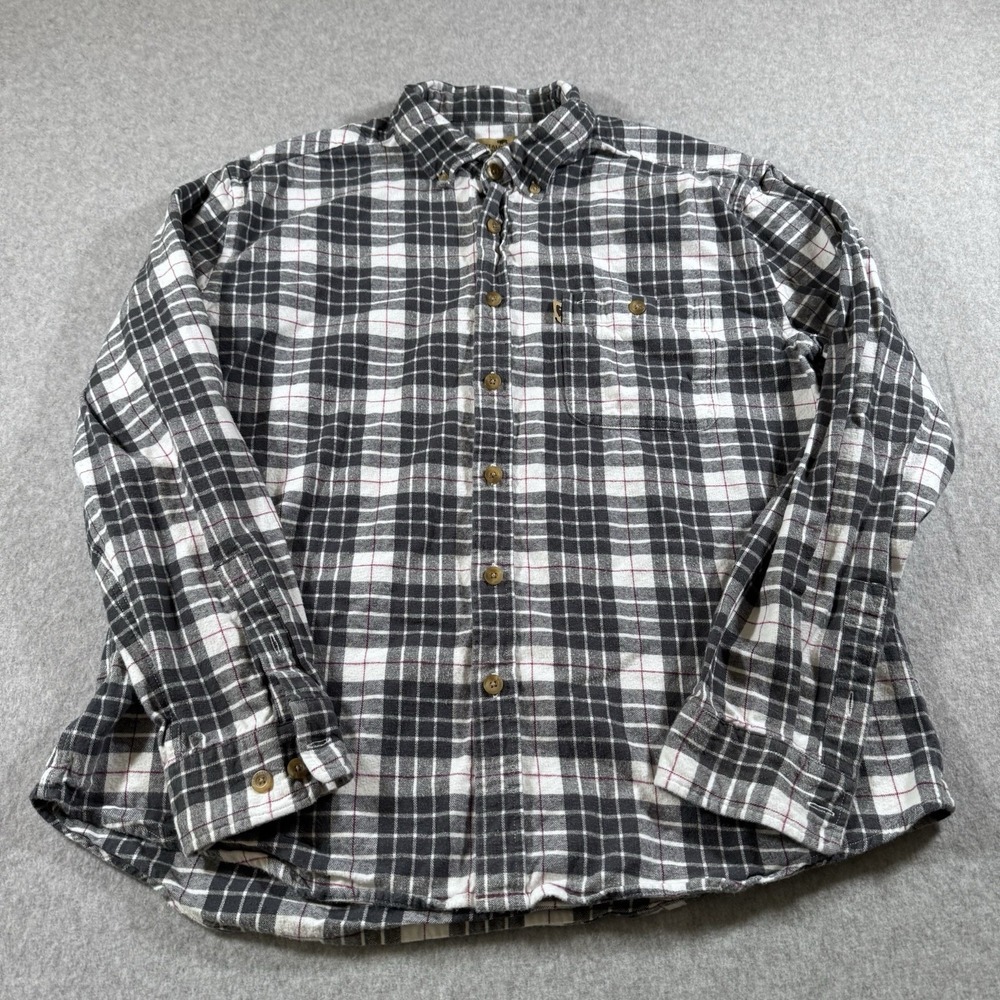 Buffalo Jackson Men's Shirt Button Up Long Sleeve Large 100% Cotton